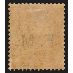 Franchise Militaire n°1, Mouchon 15c orange, neuf * légère trace de ch. - B/TB