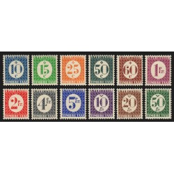 France Libre, timbres-Taxe n°1/12, série complète, neufs ** sans charnière - TB