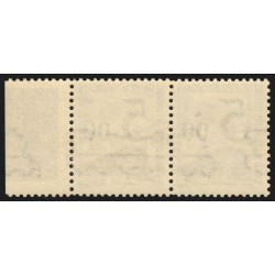 Petits Colis Postaux n°45 surchargé SPÉCIMEN renversé, 5fr bleu, neuf ** SUP