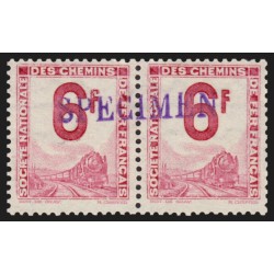 Petits Colis Postaux n°5 surchargé SPÉCIMEN, 6fr lilas-rose, ** signé CALVES