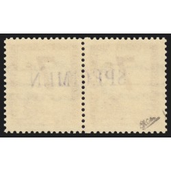 Petits Colis Postaux n°7 surchargé SPÉCIMEN, 7fr mauve, neuf ** signé CALVES