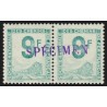 Petits Colis Postaux n°9 surchargé SPÉCIMEN, 9fr bleu-vert, ** signé CALVES