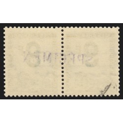 Petits Colis Postaux n°9 surchargé SPÉCIMEN, 9fr bleu-vert, ** signé CALVES