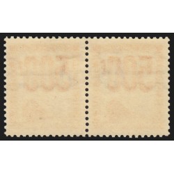 Petits Colis Postaux n°25 surchargé SPÉCIMEN, 500fr jaune-orange, signé CALVES