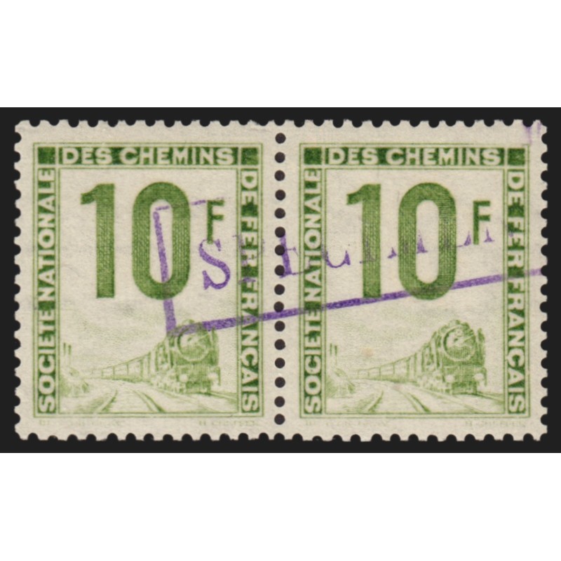 Petits Colis Postaux n°29 surchargé SPÉCIMEN, 10fr vert, neuf ** signé CALVES