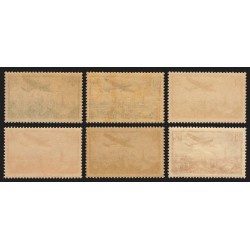 Poste Aérienne n°8/13, Avion survolant Marseille, neufs ** sans charnière B/TB