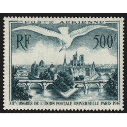 Poste Aérienne n°20, Ponts de Paris 1947, neuf ** sans charnière - TB