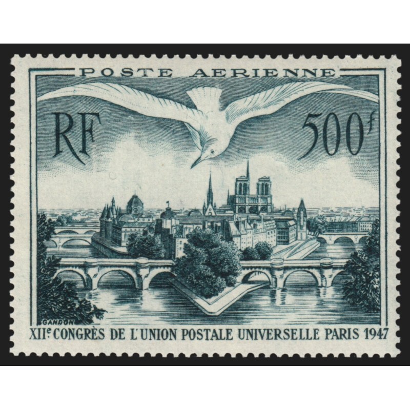 Poste Aérienne n°20, Ponts de Paris 1947, neuf ** sans charnière - TB