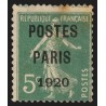 Préoblitérés n°24, Semeuse 5c vert, POSTES PARIS 1920, neuf (*) signé CALVES