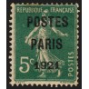 Préoblitérés n°26, surchargé POSTES PARIS 1921, neuf * signé CALVES - B/TB