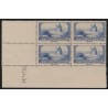 n°311, bloc de quatre coin daté 1936, Moulin d'Alphonse Daudet, neuf ** - TB
