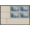 n°328, bloc de quatre coin daté 1936, La Paix, neuf ** sans charnière - TB