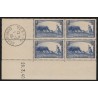 n°457, bloc de quatre coin daté 1940, La femme au labour, neuf ** + 1er jour TB