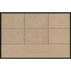 n°498, bloc de quatre coin daté 1941, Secours National, neuf ** sans charnière