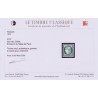 n°37, Cérès Siège de Paris, 20c bleu, neuf * légère ch. TB - CERTIFICAT