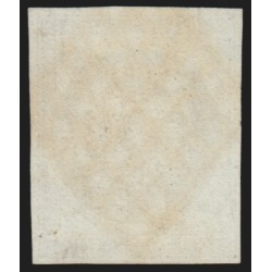 n°3a, Cérès 1849, 20c noir sur blanc, oblitéré grille noire - TB