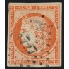 n°5, Cérès 40c orange, oblitéré PC 1727 Lille probable - TB D'ASPECT