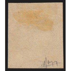 n°6, Cérès 1849, 1fr carmin, oblitéré grille noire - TB D'ASPECT