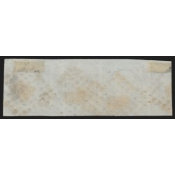 n°10, bande de 3 + 1 grand voisin, Présidence 25c bleu oblitéré PC 1275 FIGEAC