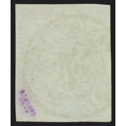 n°12, Napoléon non-dentelé, 5c vert, oblitéré càd bureau de Paris G - TTB