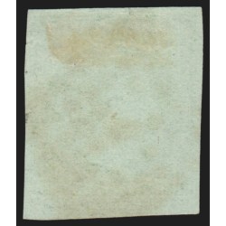 n°12b, Napoléon non-dentelé, 5c VERT-FONCÉ, oblitéré - TB