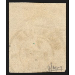 n°13A, Napoléon non-dentelé, 10c bistre, oblitéré càd Marseille - SUPERBE