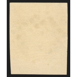 n°13A, Napoléon non-dentelé, 10c bistre, oblitération de fortune - TB