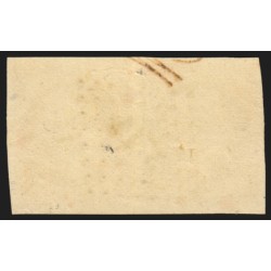 n°13B paire, 10c brun-clair, Type II, oblitéré PC 3714 BATNA (Algérie) - B/TB