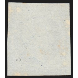 n°14A, Napoléon non-dentelé 1854, 20c bleu, Type I, neuf (*) sans gomme - TB