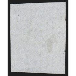 n°14Ac, Napoléon non-dentelé, 20c bleu-sur-azuré, oblitéré - SUPERBE