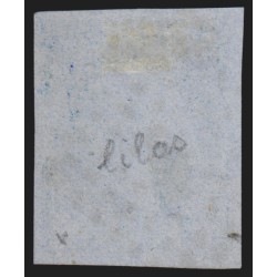 n°14Ae, Napoléon non-dentelé, 20c BLEU-SUR-LILAS, oblitéré Petits Chiffres - TB