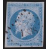 n°14Ae, Napoléon non-dentelé, 20c BLEU-SUR-LILAS, oblitéré losange PC - TB