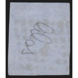 n°14Ae, Napoléon non-dentelé, 20c BLEU-SUR-LILAS, oblitéré Bureau J Paris - TB