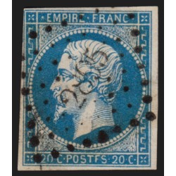 n°14Ah, variété "POSTFS", oblitéré PC 2895 SIERCK Moselle - TB