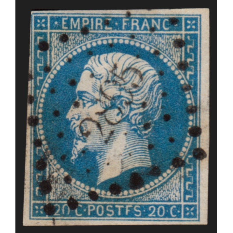 n°14Ah, variété "POSTFS", oblitéré PC 2895 SIERCK Moselle - TB