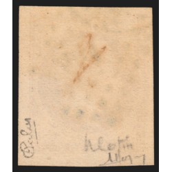 n°17A, Napoléon 80c carmin, oblitéré, 3 voisins, signé CALVES - SUPERBE