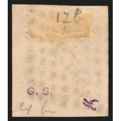 n°17A, Napoléon non-dentelé, 80c carmin, oblitéré Petits Chiffres - TB D'ASPECT