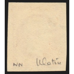 n°17A, Napoléon non-dentelé, 80c carmin, oblitéré, signé COTIN - TB