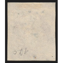 n°17Al, Napoléon non-dentelé, 80c CARMIN-FONCÉ, oblitéré - B/TB