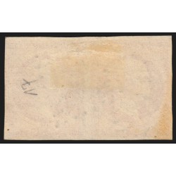 n°17B, paire, Napoléon non-dentelé, 80c rose, oblitéré - TB