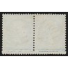 n°22, paire variétés "timbres plus grand" et "surencrage du cartouche" SUPERBE