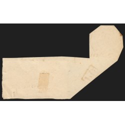 n°23, paire, oblitéré Ancre maritime + càd CUBA 15/DEC./1867 fragment - B/TB