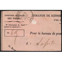 n°35 + 59, Napoléon 5c vert-pâle sur bleu, oblitéré GC 2599 NANGIS 2/JUIL./1872