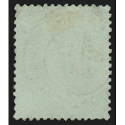 n°35, Napoléon 1872, 5c vert-pâle sur bleu, oblitéré PARIS rue Montaigne - TB