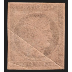 n°58b, non-dentelé, Cérès 10c brun sur rose, neuf * légère trace de ch. - B/TB