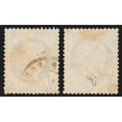 n°52, nuance mordoré + normal, Cérès 4c gris, oblitérés - TB