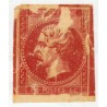 n°11, Napoléon III Empire, 1c rouge, essai sur baudruche - TB