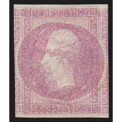 n°15, Napoléon, 25c lilas-rose, essai en double impression, neuf (*) - TB