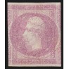 n°15, Napoléon, 25c lilas-rose, essai en double impression, neuf (*) - TB