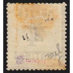 Alsace-Lorraine 1870, n°3b, burelage renversé, neuf * , signé THIAUDE